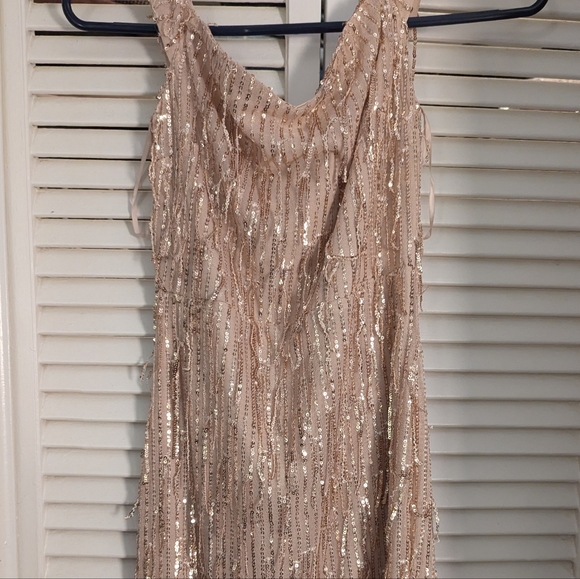 Sequined Cocktail Dress - Picture 1 of 4